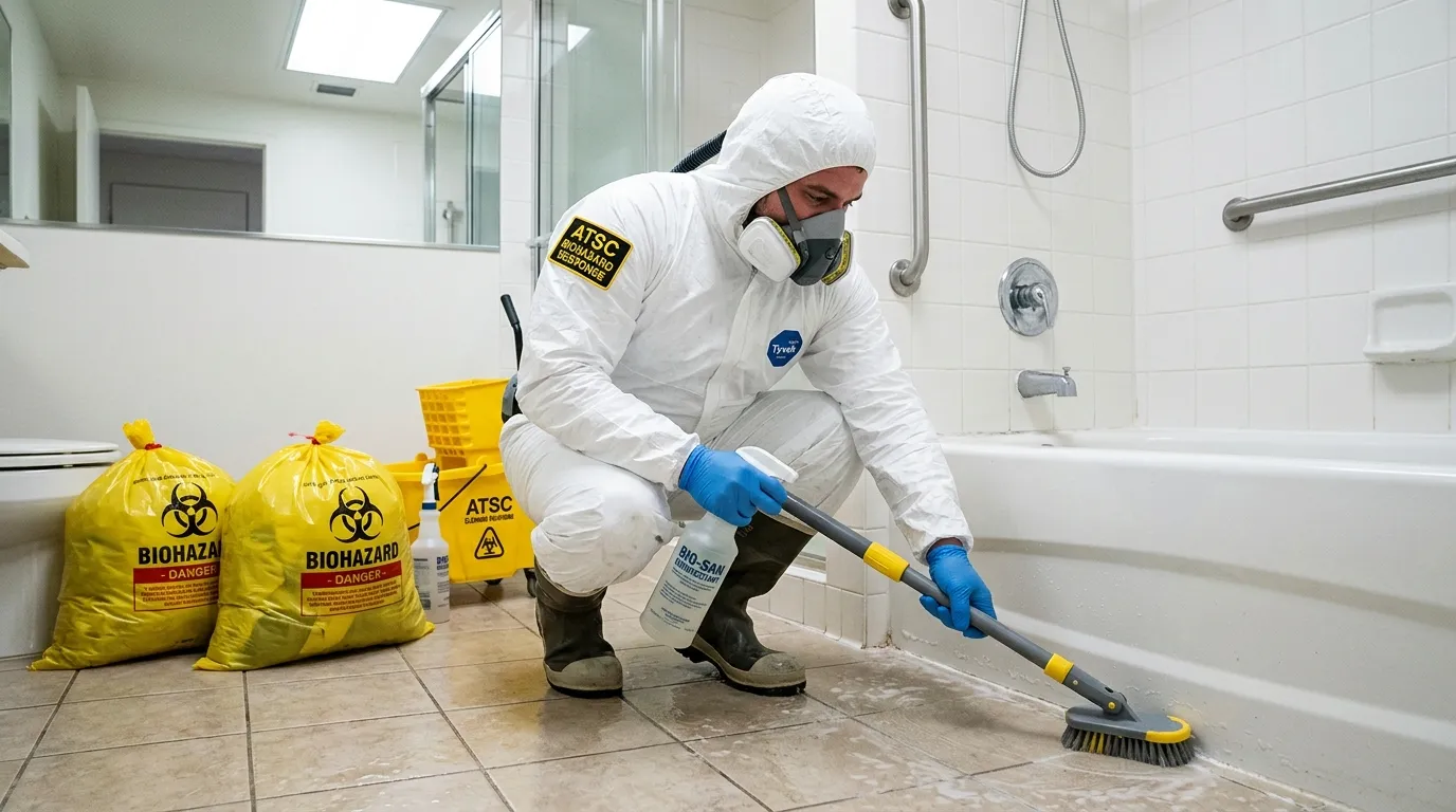 Decontamination equipment deployed for Blood Cleanup in Charlotte